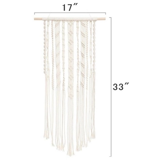 🆕Macrame BÖHÖ Hair Bows_Ties_Clips_Headbands Organizer Storage Wall Decor 4Room - Picture 9 of 17